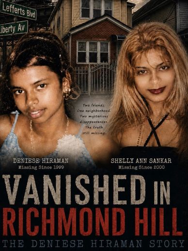 Poster for "Vanished in Richmond Hill" documentary about missing girls.