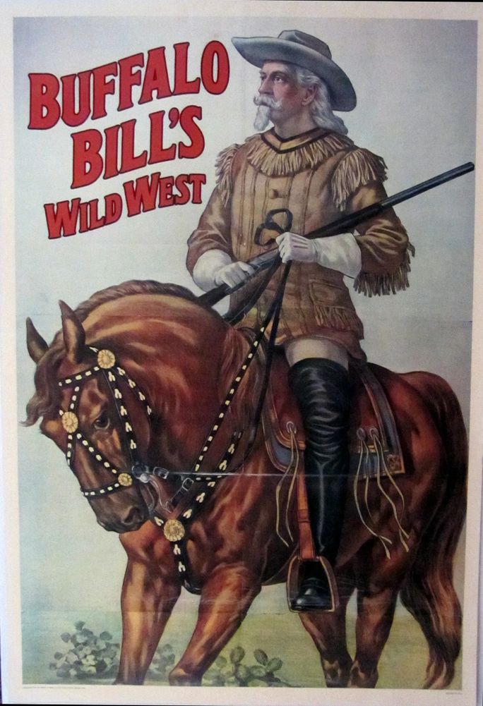 Buffalo Bill's Wild West poster - Huge! 