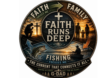 Faith, family, and fishing form a meaningful cycle.