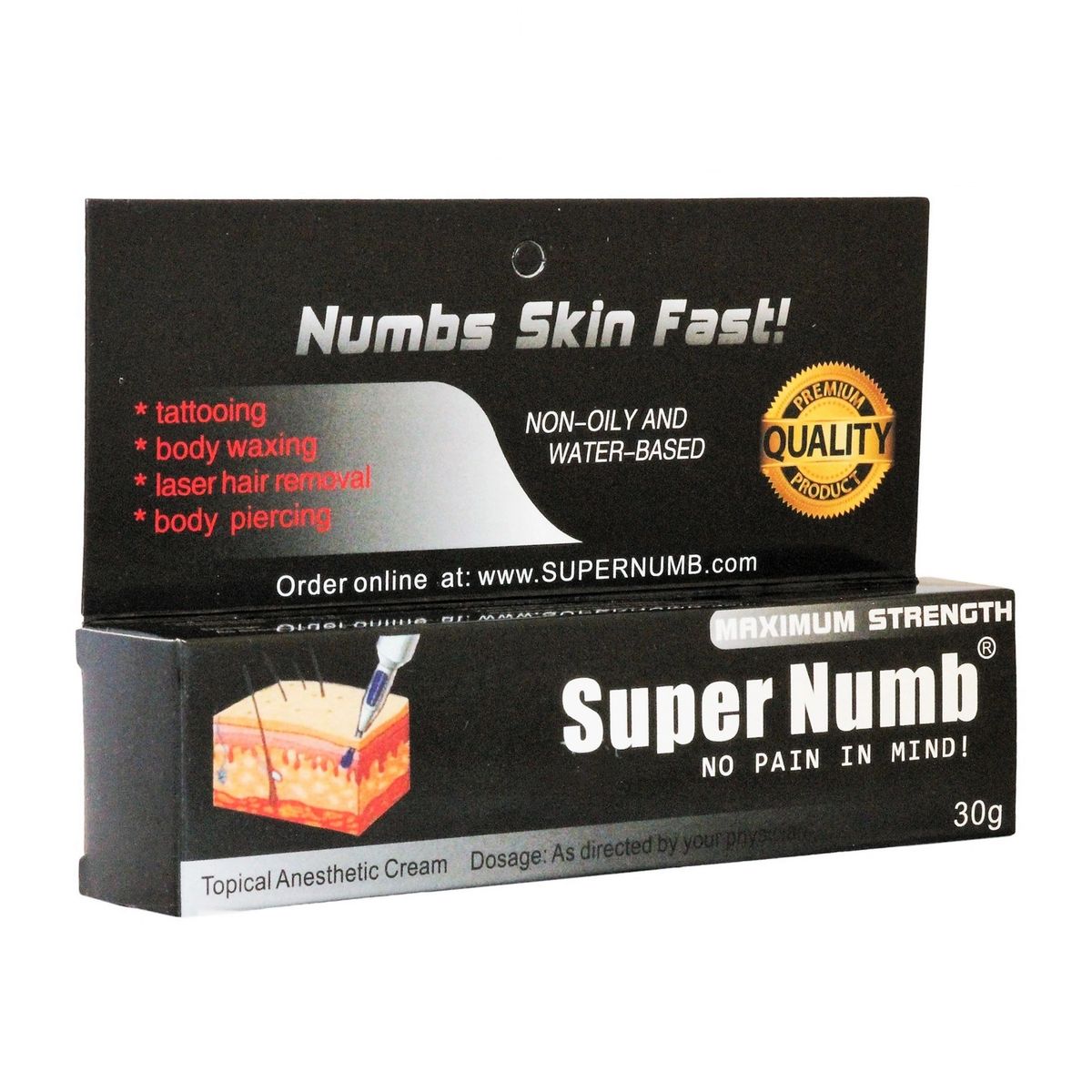1 Tube x 30g SuperNumb® Topical Numbing Cream