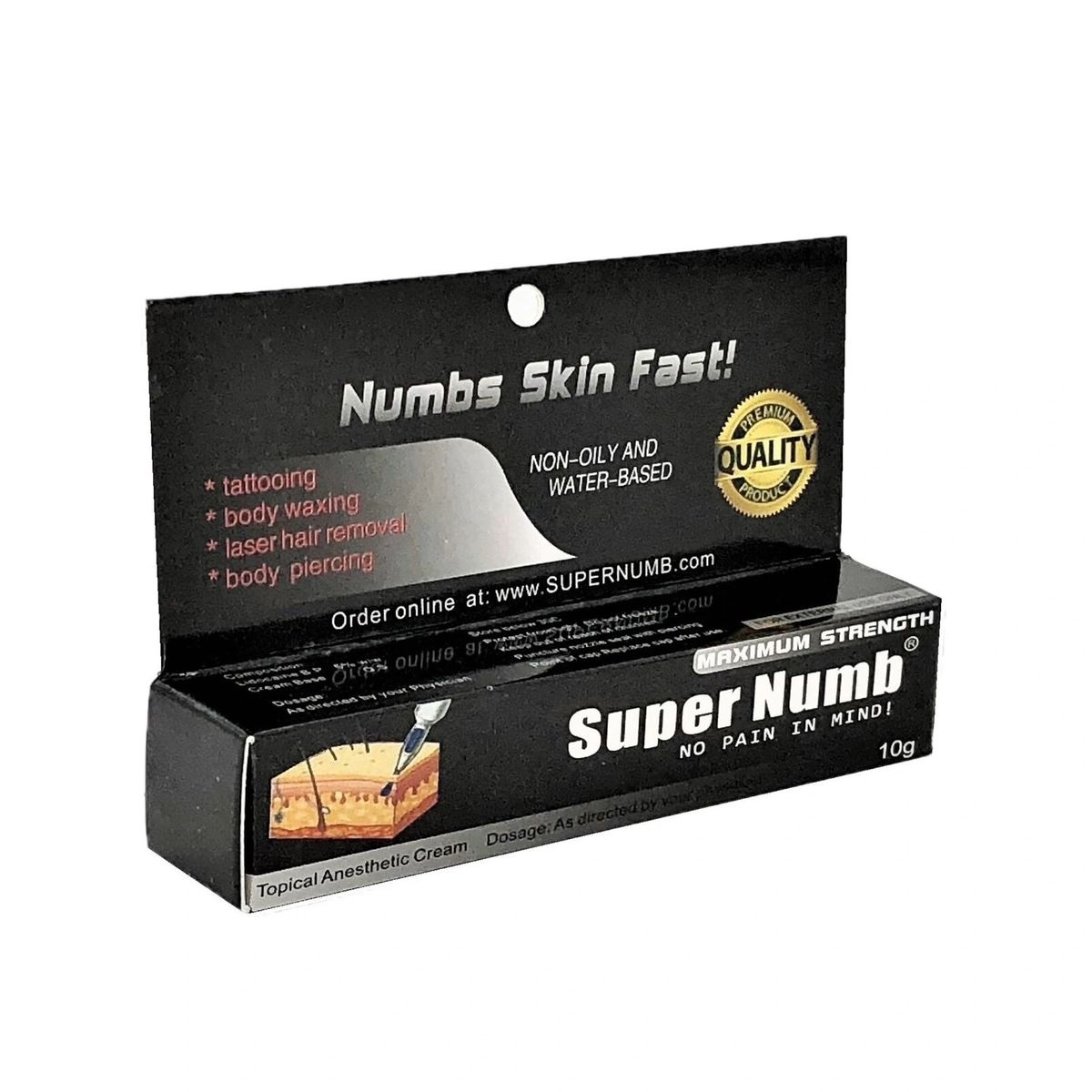 1 Tube x 10g SuperNumb® Topical Numbing Cream