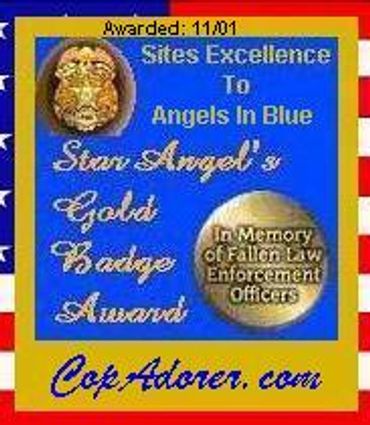 Star Angel's Golden Badge Award for being in top ten websites on the web for Law Enforcement.