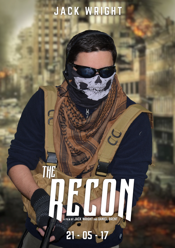 Promotional poster I designed for The Recon (2017).