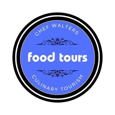 Logo for Chef Walters Food Tours focused on culinary tourism.