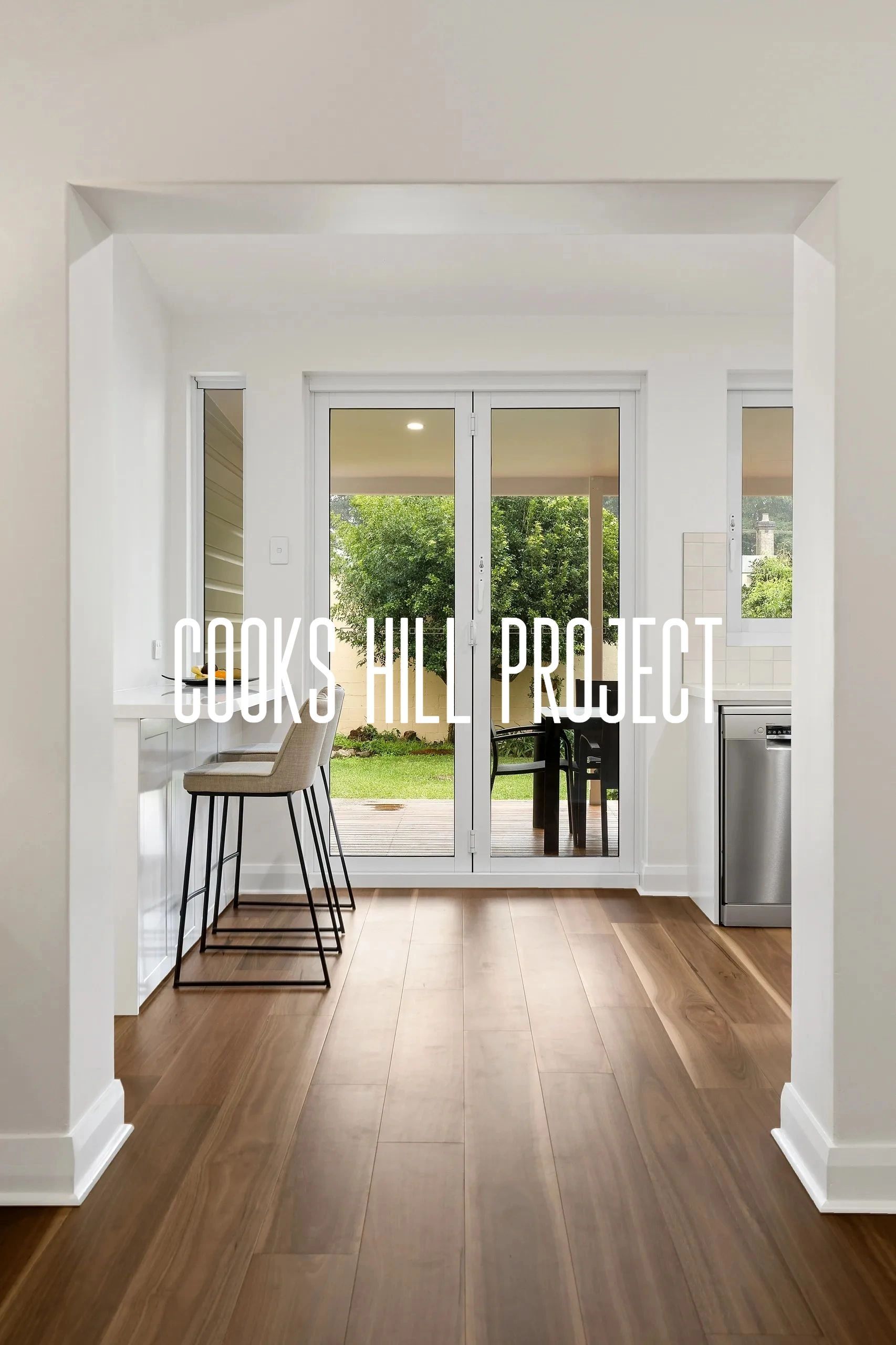 Cooks Hill Project, internal renovation including a new bathroom, laundry, kitchen and outdoor enter
