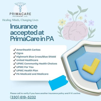 telehealth mental health services. Insurance accepted in Pennsylvania 