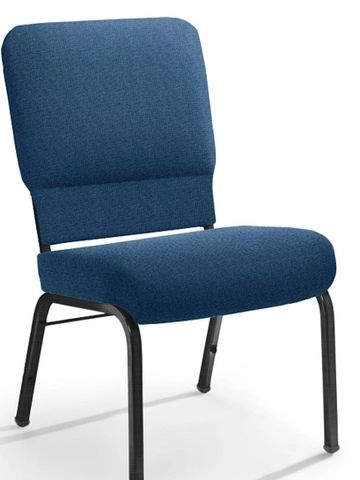 La silla Comfort Air Series Designer Series para iglesias ofrece un asiento acolchado Aire-Foam tipo