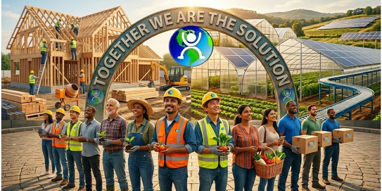 BHN TOGETHER WE ARE THE SOLUTION HUMANS STANDING TOGETHER.