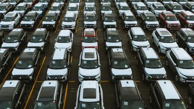 Fleet vehicles from auto dealership.