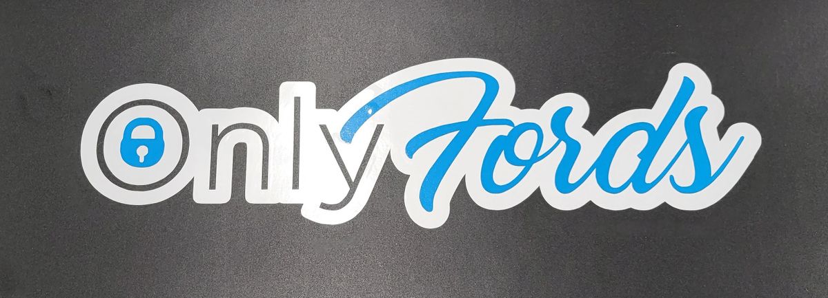 Only Fords Sticker