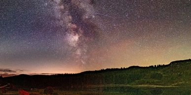 A beautiful night near Loch na Craig in the  Scottish Highlands by photographer, Jim Peterson