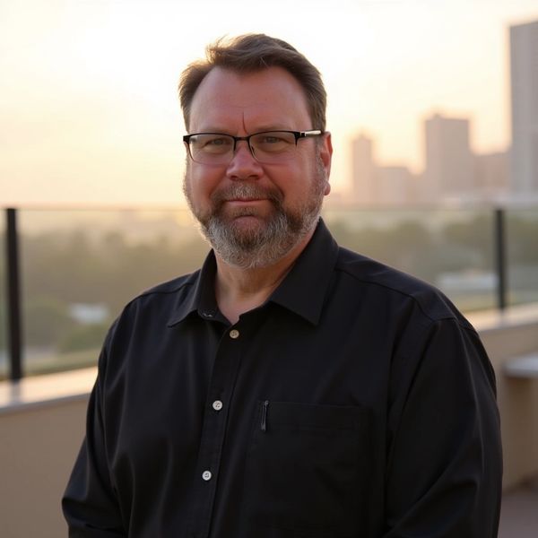 Headshot of Jim Peterson, landscape and astrophotographer.
