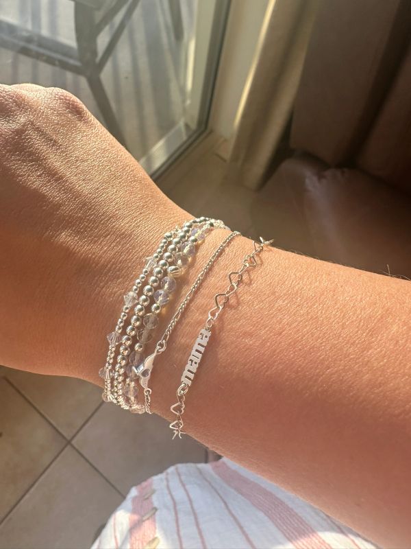 Sterling Silver Permanent Jewelry Stack
