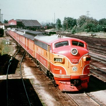 Cotton Belt train in Dallas] - The Portal to Texas History