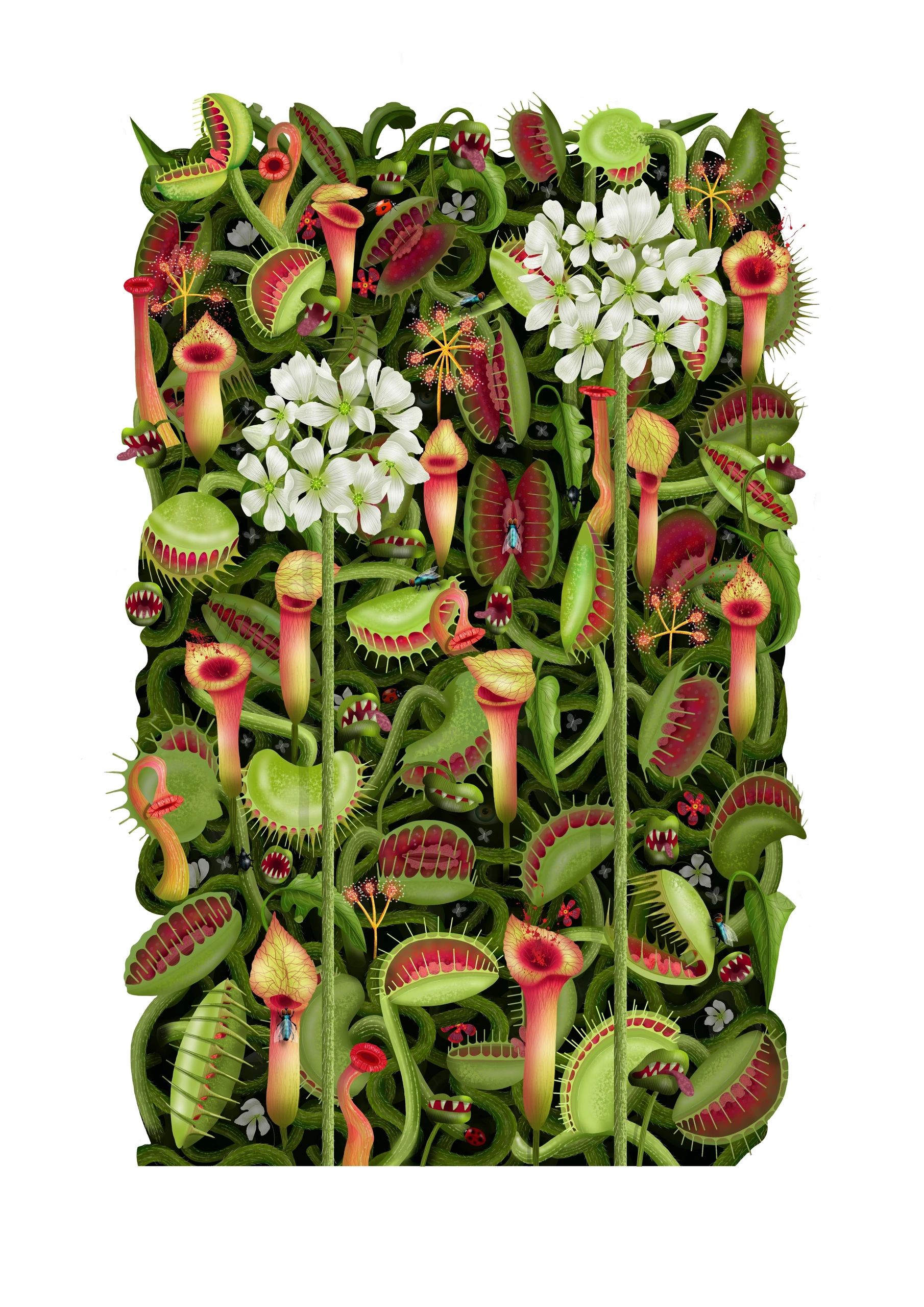 'Temptation' by Karen Jones , part of the 'Gardens of Earthy Delight' series 2025
