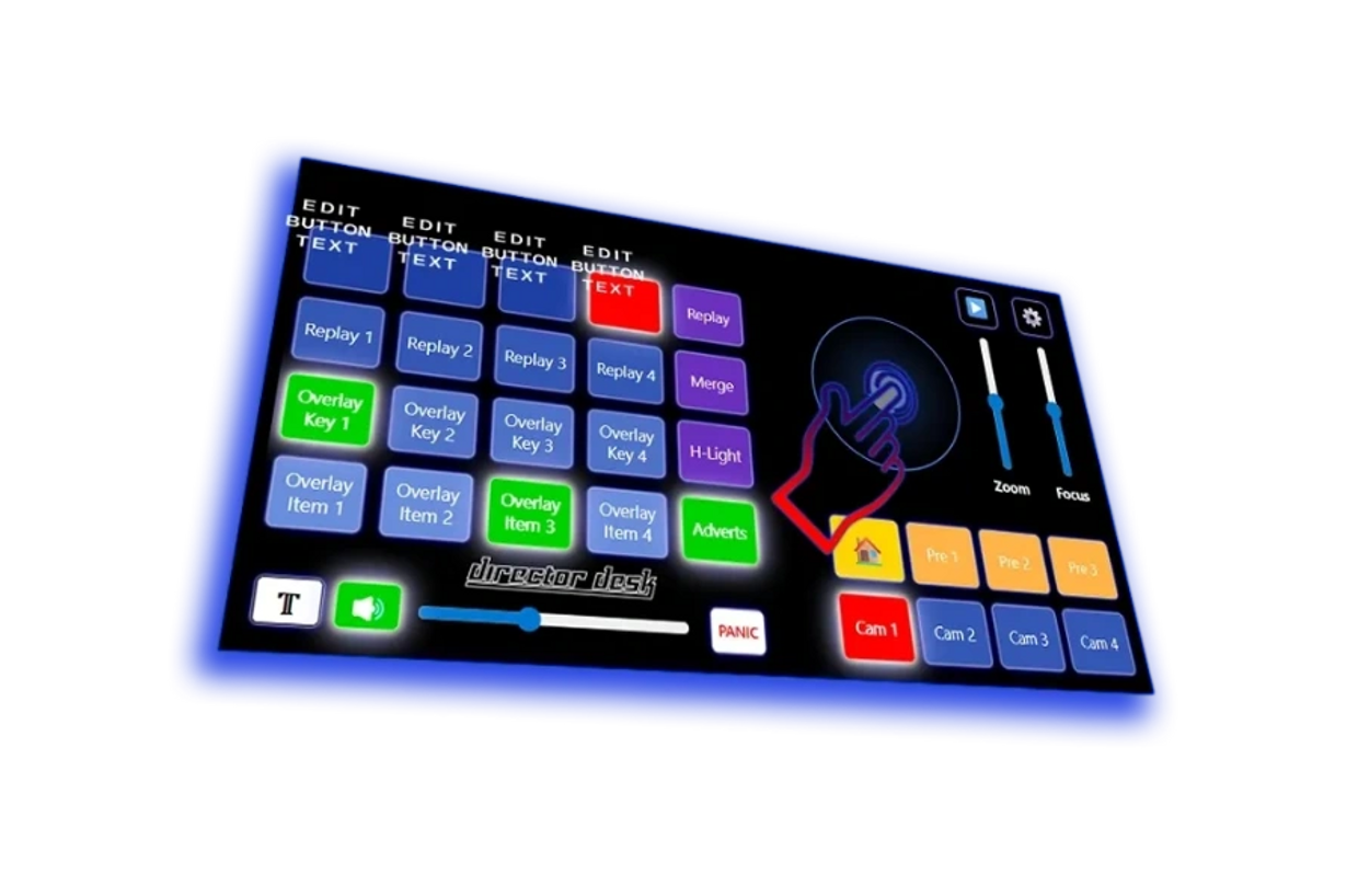 Livestream controller broadcasting