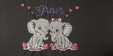 Click here to select a unique design from the library to have embroidered!