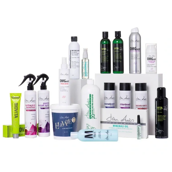 Group of John Amico Professional Haircare products