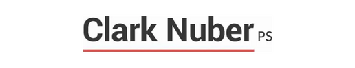 Logo design featuring the name 'Clark Nuber' with a red underline.