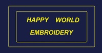 Happy   World   Embroidery