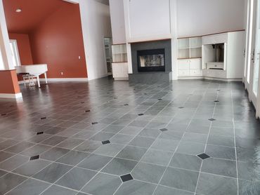 Professional Cleaner Slate Flooring 