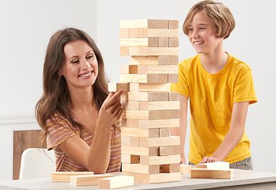 GIANT STACKING TOWER GAME