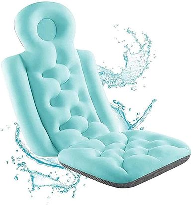 Bath Cushion, Full Body Bath Pillow Bathtub Back, Head and Neck Rest Support for Luxury Comfort | 