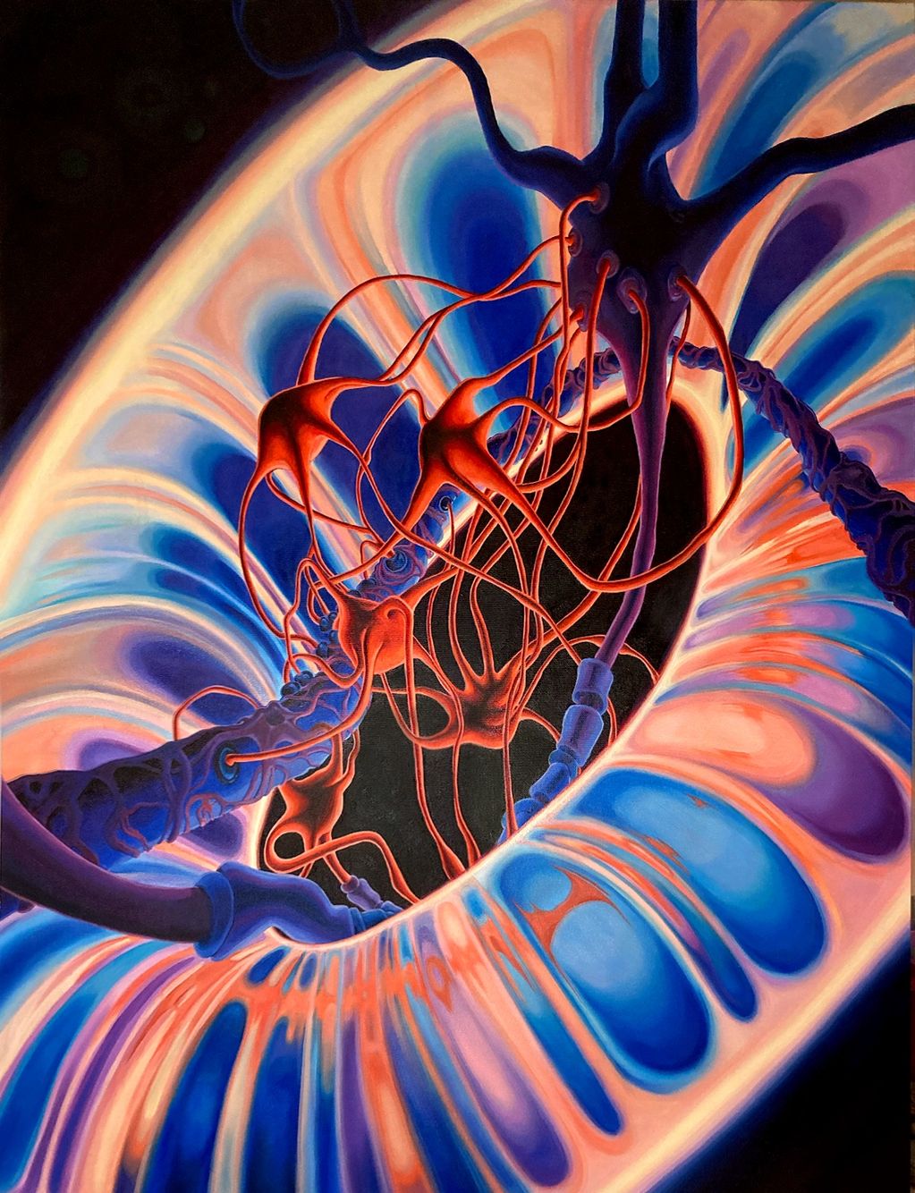 Brain Dance (2024) oil on canvas