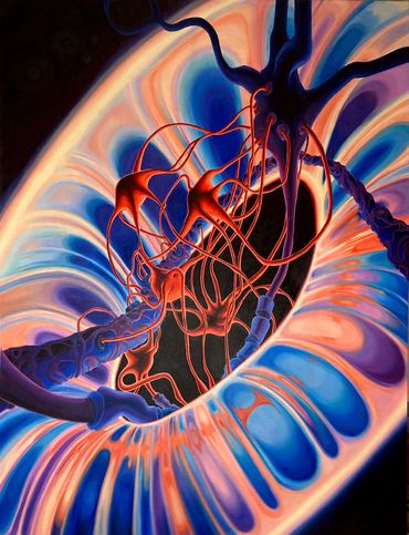Brain Dance (2024) oil on canvas