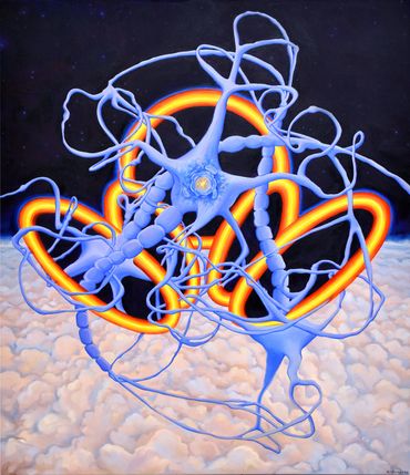 Thought Patterns (2025) oil on canvas
