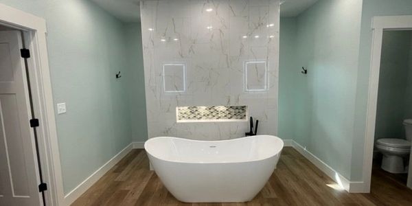new home master bath at 22RVD
