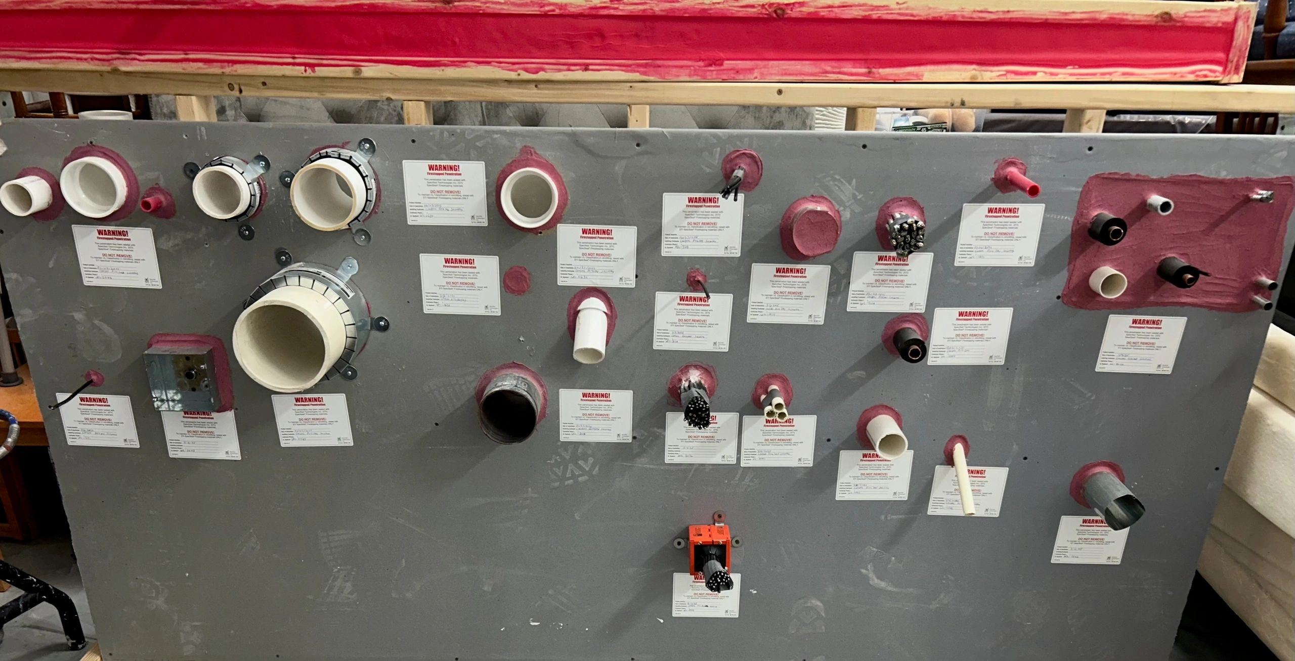 Firestop Printing Machine Professional Firestopping Contractor | Coastal Firestop Solutions