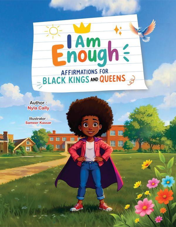Book cover of 'I Am Enough: Affirmations for Black Kings and Queens"