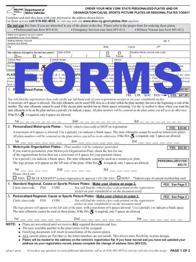 DMV Forms