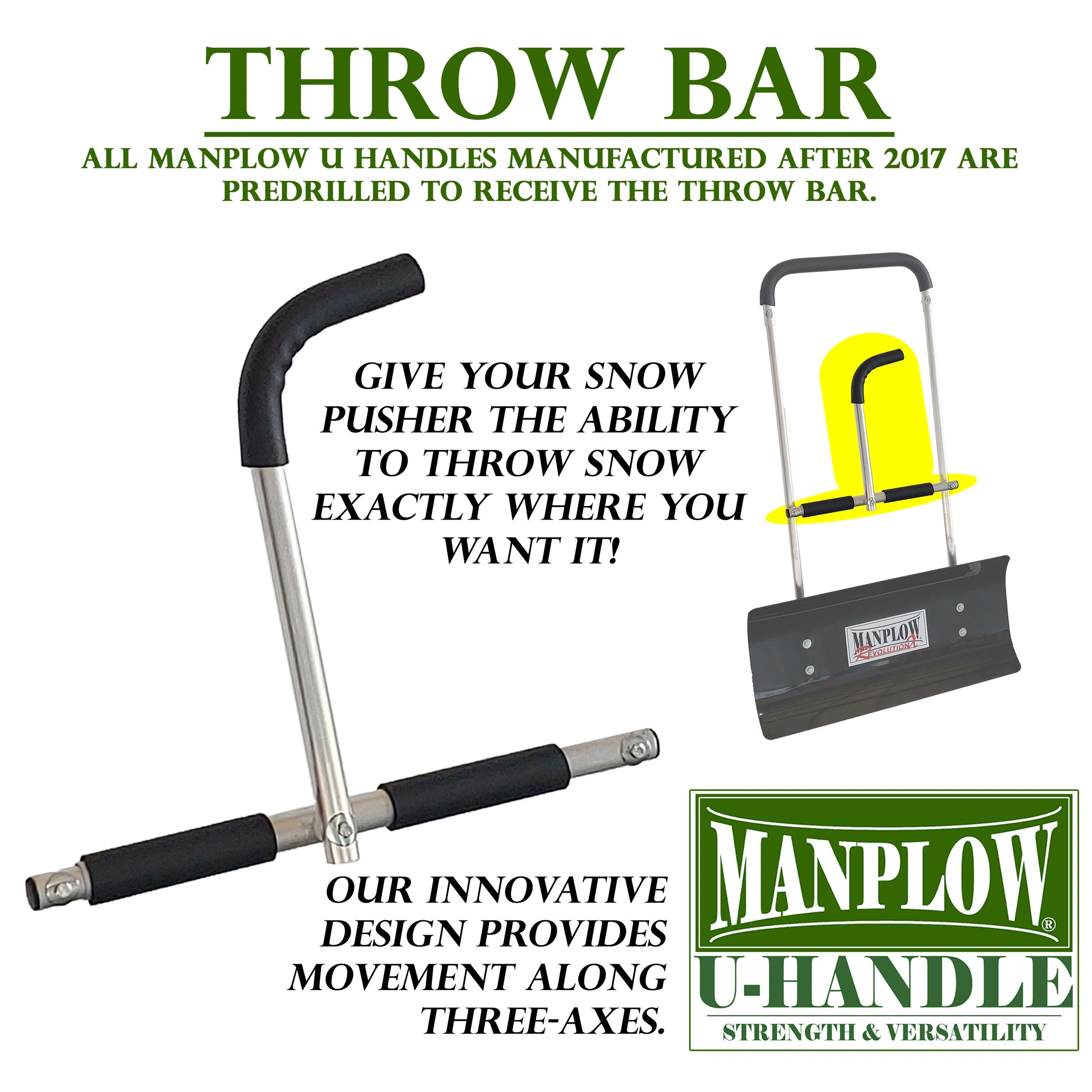 MANPLOW PRO32 Pro Snow Pusher 32" Material Handling for sale online 
