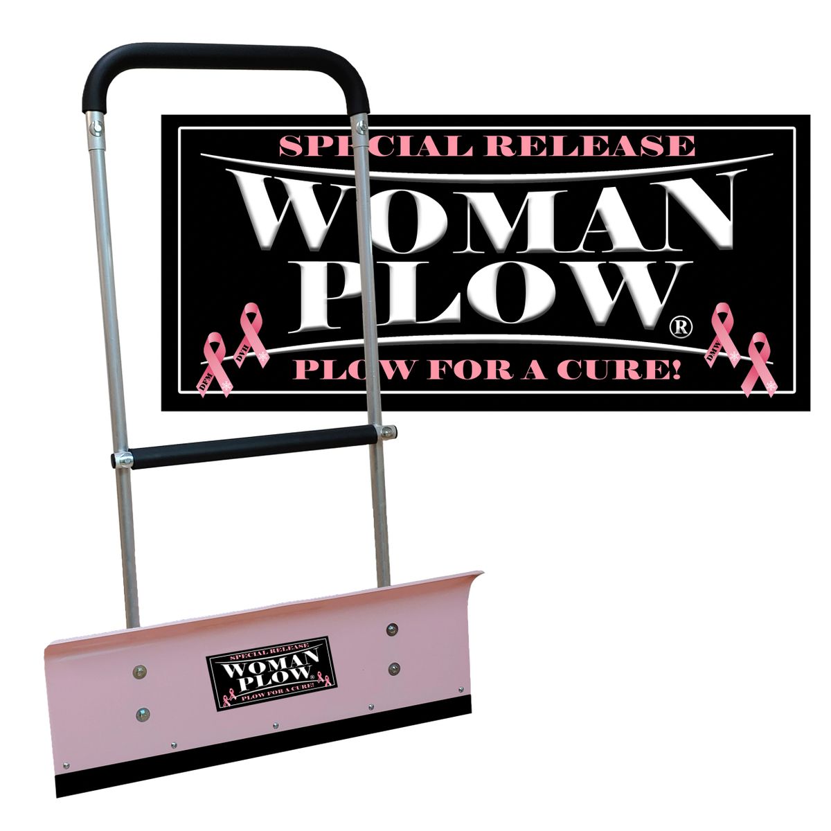 MANPLOW PRO32 Breast Cancer Awareness Special Release with Grab Bar