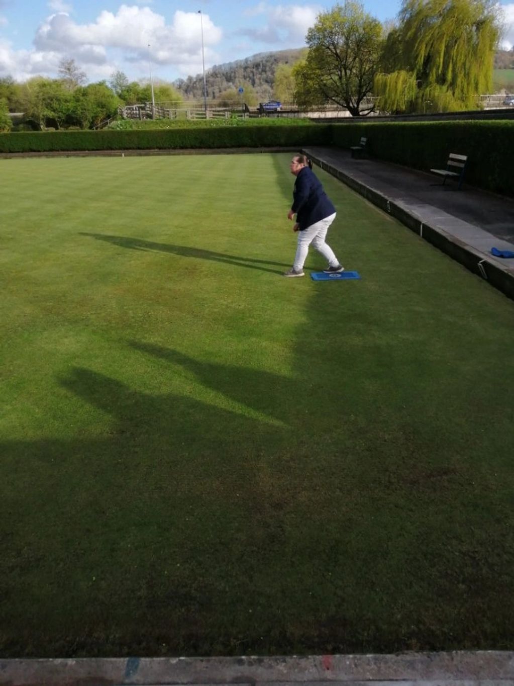 Wendy playing the first bowl of the season