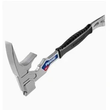 Adjustable wrench with a black handle.