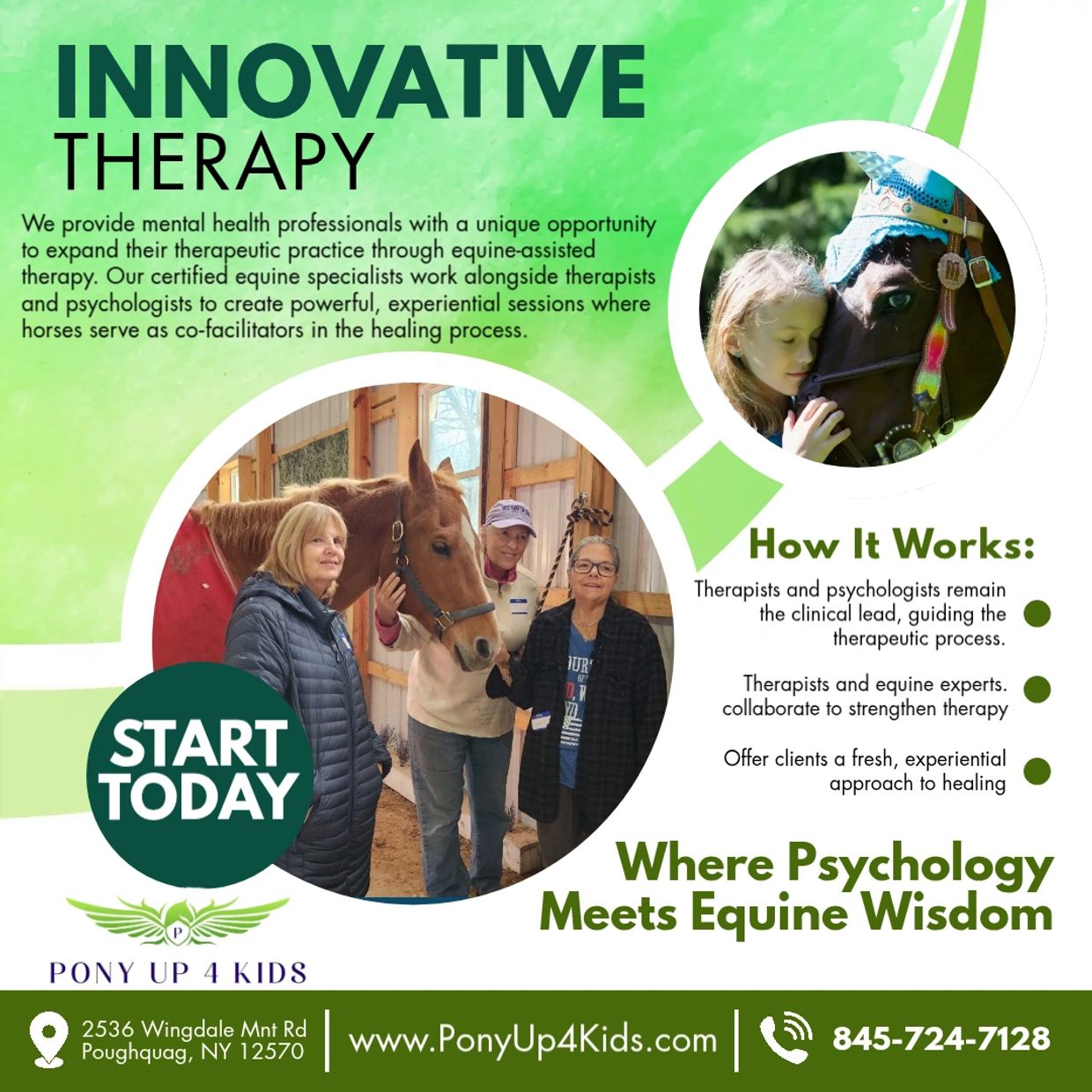 innovative therapy, equine therapy, horse therapy, dutchess county, NY