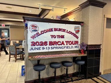 Banner welcomes Buick lovers to 2026 BRCA Tour in Springfield, MO.