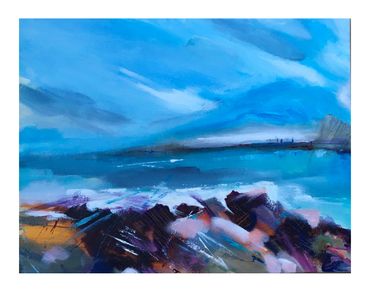 Winter Tide - acrylics on canvas - 46 x 38 cms 