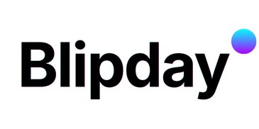 Logo of Blipday with a circular gradient dot.