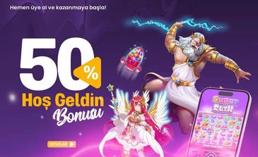 Yüzdeyüz Casino'da %50 Hoş Geldin Bonusu
Yüzde Yüz Casino'da %50 Hoş Geldin Bonusu