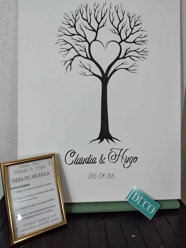 ÁRBOL DE HUELLAS DACTILARES
PRESENTE EN TUS MOMENTOS ESPECIALES.