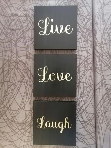 Cuadros decorativos. Hechos de MDF, pintados y personalizados. De 20x 20 cm 