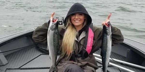 Coho Salmon on the Columbia River in Astoria