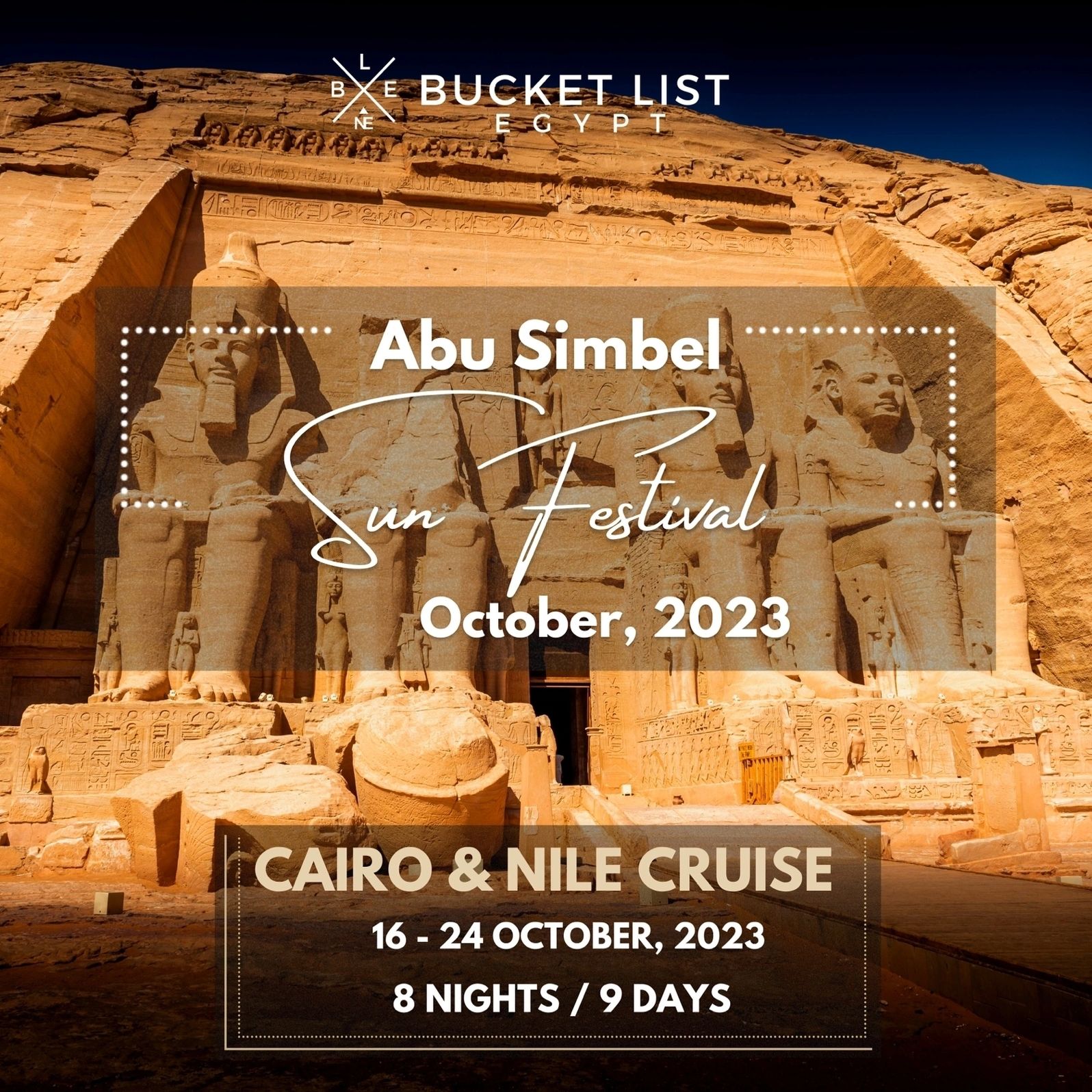 Abu Simbel Sun Festival October 2023