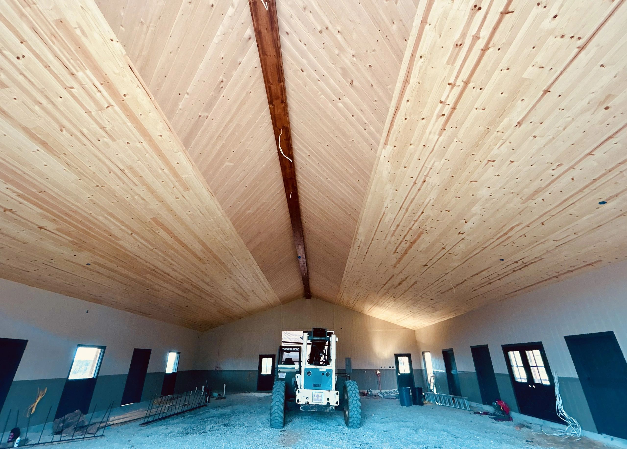 Completed residential construction detail