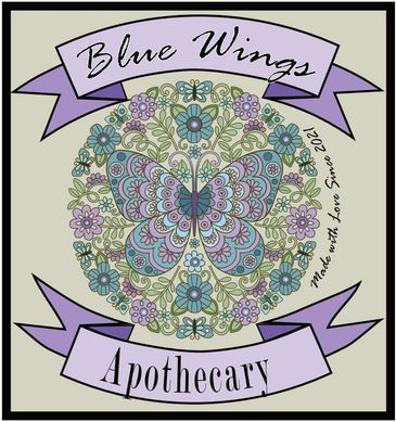 Blue wings hns logo mandala 