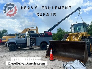 diesel truck repairing a tractor
Diesel Driven America
Onsite Heavy Equipment Repair
Engine Orlando
(352) 531-5994
Central Florida
